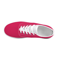 Load image into Gallery viewer, Ti Amo I love you - Exclusive Brand - Cerise Red 2 - Double White Heart -  Skate Shoe - White Soles
