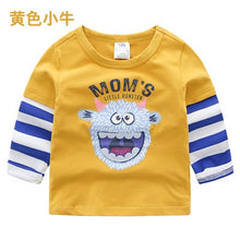 Load image into Gallery viewer, Toddler / Kids - Boys - Cotton Striped &amp;Patchwork Animal Baby  Long Sleeve T-Shirts - Sizes 2T -Kids 10
