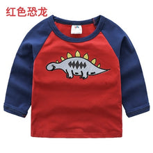 Load image into Gallery viewer, Toddler / Kids - Boys - Cotton Striped &amp;Patchwork Animal Baby  Long Sleeve T-Shirts - Sizes 2T -Kids 10
