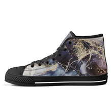 Load image into Gallery viewer, Ti Amo I love you - Exclusive Brand - High-Top Canvas Shoes - Black Soles
