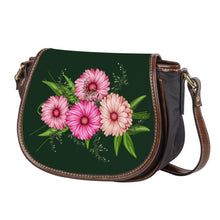 Load image into Gallery viewer, Ti Amo I love you - Exclusive Brand - Celtic - Pink Floral - Saddle Bag
