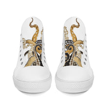 Load image into Gallery viewer, Ti Amo I love you - Exclusive Brand - High-Top Canvas Shoes - White Soles
