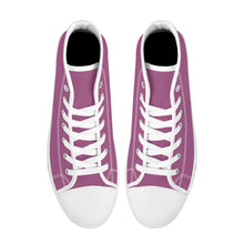 Load image into Gallery viewer, Ti Amo I love you  - Exclusive Brand  - Womens High-Top Canvas Shoes - White Soles
