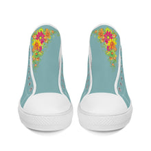 Load image into Gallery viewer, Ti Amo I love you - Exclusive Brand  - High-Top Canvas Shoes - White Soles
