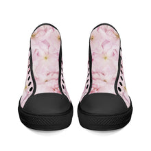 Load image into Gallery viewer, Ti Amo I love you - Exclusive Brand - High-Top Canvavs Shoes - Black Soles
