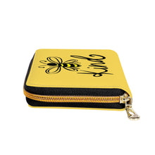 Load image into Gallery viewer, Ti Amo I love you - Exclusive Brand  - Mustard Yellow - Bee Kind - Zipper Purse Clutch Bag
