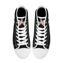 Load image into Gallery viewer, Ti Amo I love you - Exclusive Brand - High-Top Canvas Shoes - White Soles
