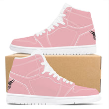 Load image into Gallery viewer, Ti Amo I love you - Exclusive Brand  - Mandys Pink - Skeleton Hands with Heart - High Top Synthetic Leather Sneaker - Ti Amo I love you
