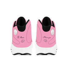 Load image into Gallery viewer, Ti Amo I love you  - Exclusive Brand  - Amarantha Pink - Basketball Shoes - Black Laces
