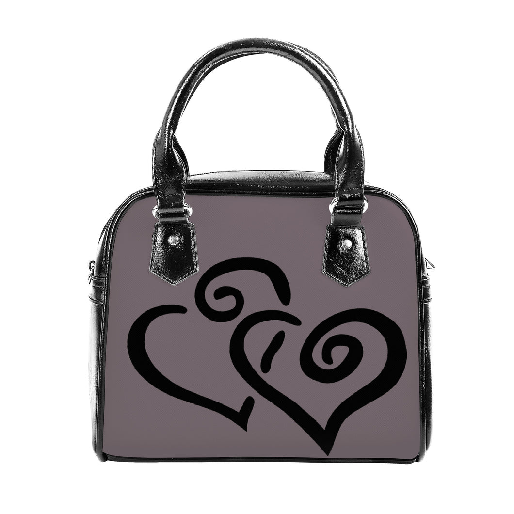 Ti Amo I love you - Exclusive Brand - Innuendo - Double Black Heart -  Shoulder Handbag