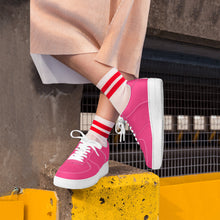 Load image into Gallery viewer, Ti Amo I love you - Exclusive Brand - Violet Red - Low Top Unisex Sneakers

