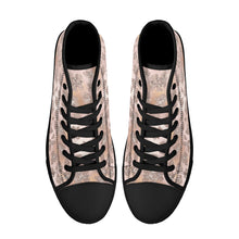 Load image into Gallery viewer, Ti Amo I love you - Exclusive Brand - High-Top Canvas Shoes - Black Soles
