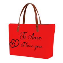 Load image into Gallery viewer, Ti Amo I love you - Exclusive Brand - Diving Cloth Totes
