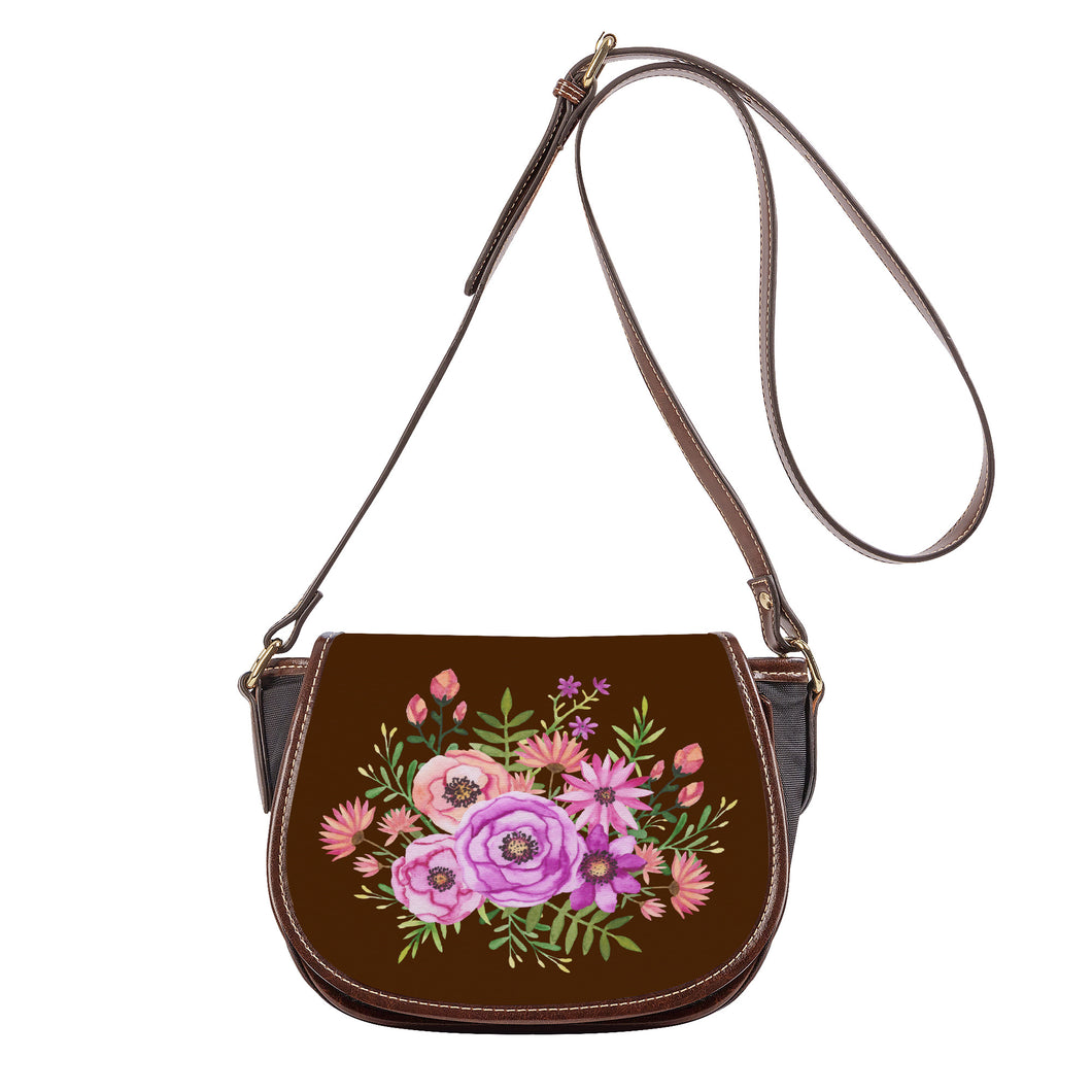 Ti Amo I love you - Exclusive Brand - Syrup - Floral Bouquet - Saddle Bag