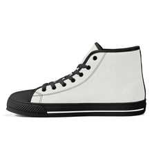 Load image into Gallery viewer, Ti Amo I love you - Exclusive Brand - High-Top Canvas Shoes - Black Soles
