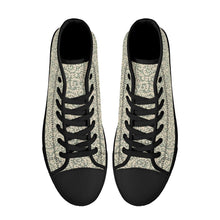 Load image into Gallery viewer, Ti Amo I love you - Exclusive Brand - High-Top Canvavs Shoes - Black Soles
