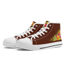 Load image into Gallery viewer, Ti Amo I love you  - Exclusive Brand - High-Top Canvas Shoes - White Soles
