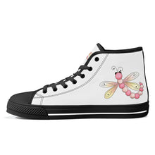 Load image into Gallery viewer, Ti Amo I love you - Exclusive Brand - Firefly - High-Top Canvas Shoes - Black Soles
