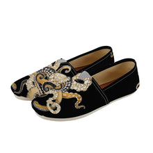 Load image into Gallery viewer, Ti Amo I love you  - Exclusive Brand  - Black Octopus - Casual Flat Driving Shoe
