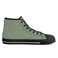 Load image into Gallery viewer, Ti Amo I love you - Exclusive Brand - High-Top Canvas Shoes - Black Soles
