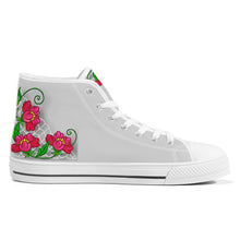 Load image into Gallery viewer, Ti Amo I love you - Exclusive Brand - High-Top Canvas Shoes - White Soles
