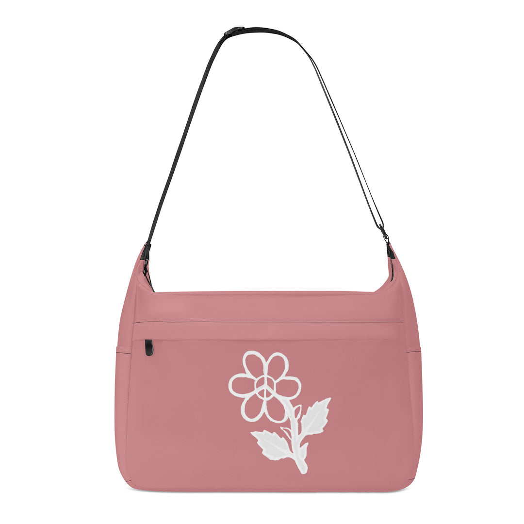 Ti Amo I love you - Exclusive Brand - New York Pink - White Daisy - Journey Computer Shoulder Bag