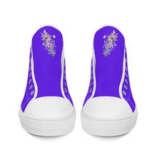 Load image into Gallery viewer, Ti Amo I love you - Exclusive Brand - High-Top Canvas Shoes - White Soles
