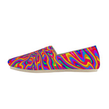 Load image into Gallery viewer, Ti Amo I love you  - Exclusive Brand  - Rainbow Swirl - Casual Flat Driving Shoe
