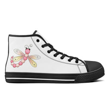 Load image into Gallery viewer, Ti Amo I love you - Exclusive Brand - Firefly - High-Top Canvas Shoes - Black Soles
