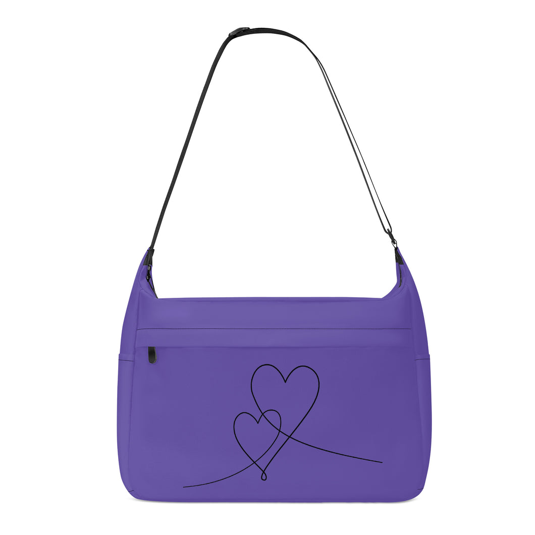 Ti Amo I love you - Exclusive Brand - Butterfly Bush -  Double Script Heart - Journey Computer Shoulder Bag