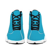 Load image into Gallery viewer, Ti Amo I love you  - Exclusive Brand  - Ball Blue -Mens / Womens - Unisex  Basketball Shoes - Black Laces
