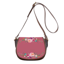 Load image into Gallery viewer, Ti Amo I love you - Exclusive Brand - Contessa 2 - Front &amp; Top Floral Swag-  Saddle Bag
