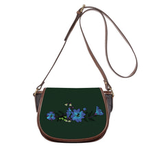 Load image into Gallery viewer, Ti Amo I love you - Exclusive Brand - Celtic - Blue Floral - Saddle Bag
