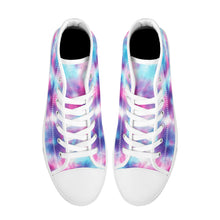 Load image into Gallery viewer, Ti Amo I love you - Exclusive Brand  - High-Top Canvas Shoes - White Soles
