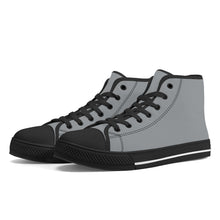 Load image into Gallery viewer, Ti Amo I love you - Exclusive Brand - High-Top Canvavs Shoes - Black Soles
