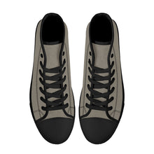 Load image into Gallery viewer, Ti Amo I love you - Exclusive Brand - High-Top Canvas Shoes - Black Soles
