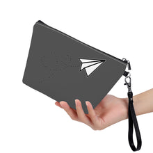 Load image into Gallery viewer, Ti Amo I love you - Exclusive Brand  - Davy&#39;s Grey - Paper Airplane - Sling Cosmetic Bag
