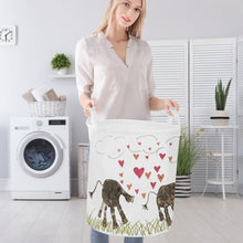 Load image into Gallery viewer, Ti Amo I love you - Exclusive Brand - Round Laundry Basket
