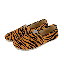 Load image into Gallery viewer, Ti Amo I love you  - Exclusive Brand - Zest &amp; Black Tiger Stripes - Casual Flat Driving Shoe
