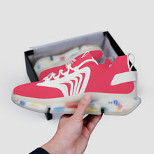 Load image into Gallery viewer, Ti Amo I love you - Exclusive Brand  - Radical Red - Mens / Womens - Air Max React Sneakers - White Soles
