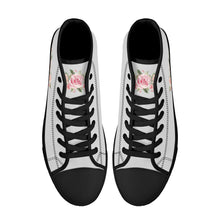 Load image into Gallery viewer, Ti Amo I love you - Exclusive Brand - High-Top Canvavs Shoes - Black Soles
