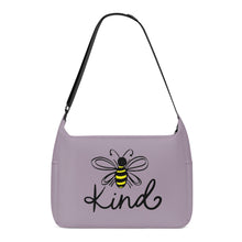 Load image into Gallery viewer, Ti Amo I love you - Exclusive Brand - Heliotrope Gray - Bee Kind - Journey Computer Shoulder Bag
