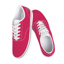 Load image into Gallery viewer, Ti Amo I love you - Exclusive Brand - Cerise Red 2 - Double White Heart -  Skate Shoe - White Soles
