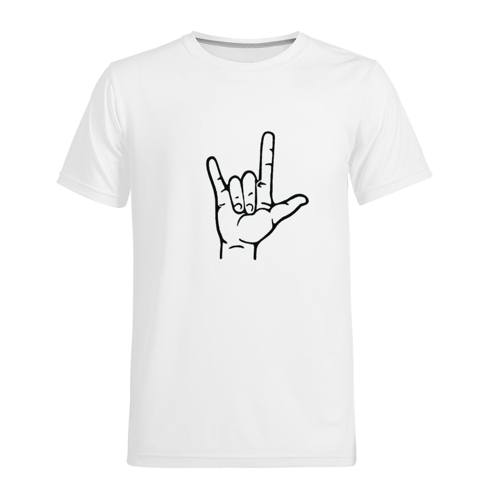 Ti Amo I love you - Exclusive Brand  - White -  Love Sign - Men's T-Shirt