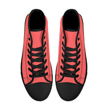 Load image into Gallery viewer, Ti Amo I love you - Exclusive Brand - Persimmon -  High-Top Canvas Shoes - Black Soles
