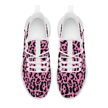 Load image into Gallery viewer, Ti Amo I love you - Exclusive Brand - Begonia Pink - Leopard - Mesh Knit Shoes
