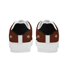 Load image into Gallery viewer, Ti Amo I love you - Exclusive Brand -Unisex - Brown with Black Accents Low Top Unisex Sneakers
