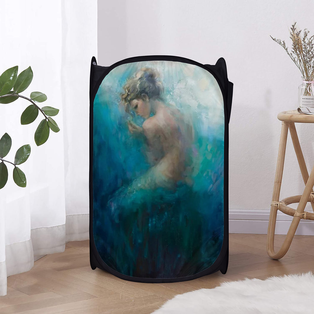 Ti Amo I love you - Exclusive Brand  - Laundry Hamper Black