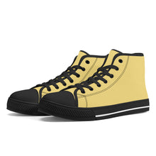 Load image into Gallery viewer, Ti Amo I love you - Exclusive Brand - High-Top Canvas Shoes - Black Soles
