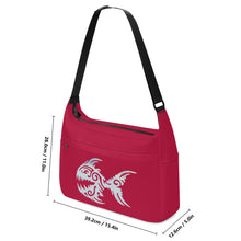 Load image into Gallery viewer, Ti Amo I love you - Exclusive Brand - Cardinal - Angry Fish -  Journey Computer Shoulder Bag
